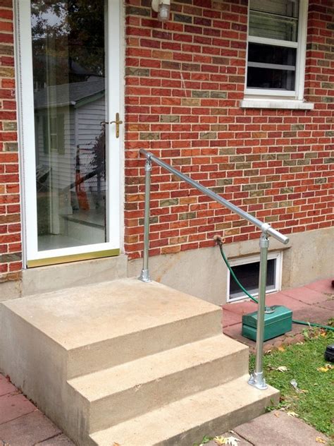 Whether you need the strength of steel handrail brackets, the versatility of stainless steel, or just simply looking for. Variable angle handrail kit - Floor mounted | Buy online ...