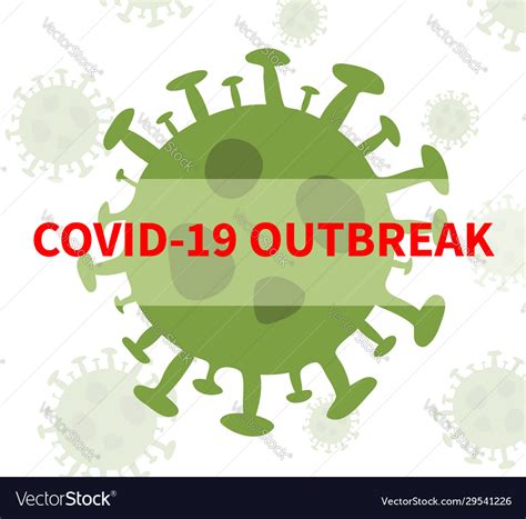 Concept Novel Coronavirus Outbreak Covid 19 Vector Image
