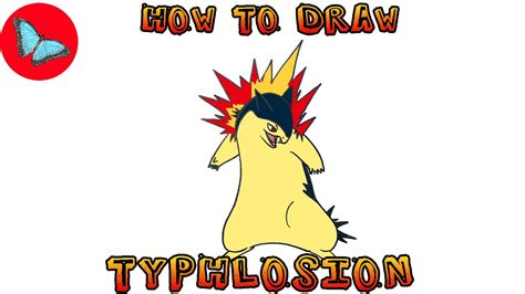 How To Draw Typhlosion Pokemon Drawing Animals Youtube