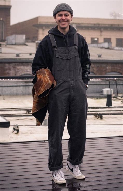 Mens Overalls Outfits Street Styles Overalls Outfit Men Hipster
