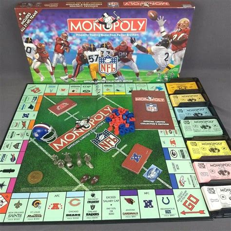 Nfl Monopoly Board Game Official Limited Collectors Edition 31 Team