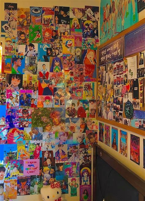 Anime Wall Otaku Room Indie Room Indie Room Decor