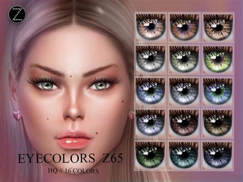 Eyecolors Z65 загрузить для Симс 4