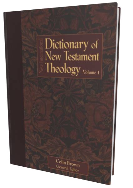 New International Dictionary Of New Testament Theology Accordance