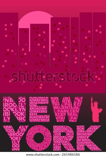 new york city vector illustration graphic stock vector royalty free 265486586 shutterstock