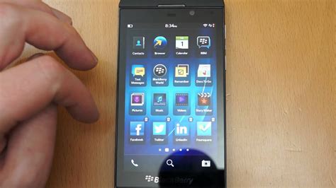 Several devices for blackberry 10 | os 10.2.2. BlackBerry Z10 Gestures - Home Button & Menu & Notifications - YouTube