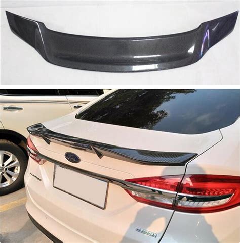 High Quality Carbon Fiber Abs Rear Wing Trunk Lip Spoiler For Ford