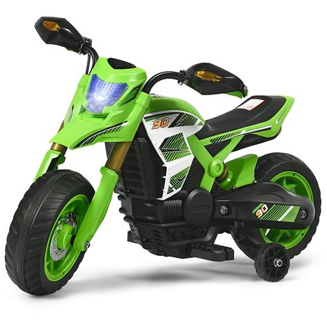 Costway 6v Electric Kids Ride On Motorcycle Battery Powered Bike W