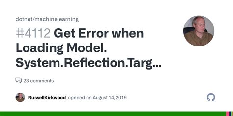 Get Error When Loading Model System Reflection