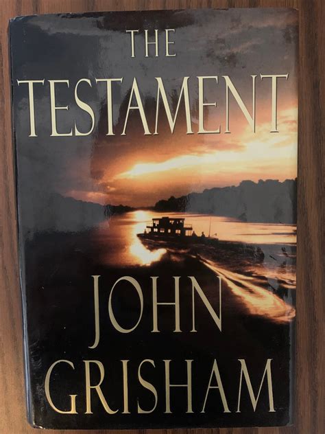 Join the john grisham mailing list. The Testament John Grisham Hardcover | Etsy | John grisham ...