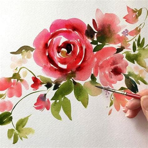 25 Beautiful Watercolor Flower Painting Ideas And Inspiration Brighter Craft