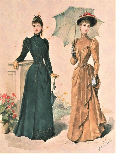 La Mode Illustree 1891 1890s Fashion Old Fashion Dresses Fashion
