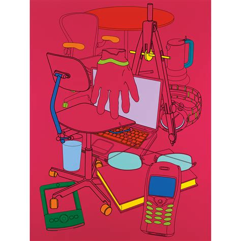 Michael Craig-Martin, Biding Time (magenta), 2004, Acrylic on aluminium