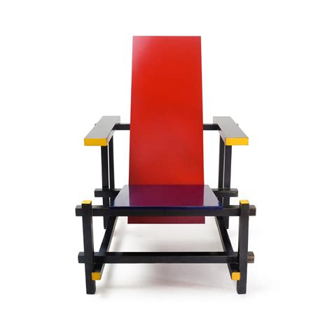 Rietveld Red And Blue Chair By Cassina 74671