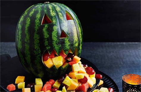 Watermelon Jack O Lantern Halloween Recipes Tesco Real Food