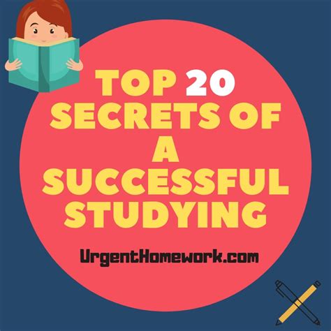 Top 20 Secrets Of A Successful Studying Urgent Homework Blog