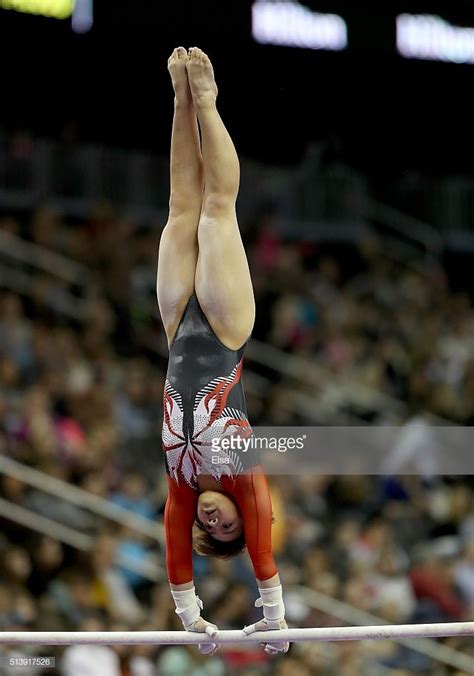 Mai Murakami Of Japan Competes On The Uneven Parallel Bars During The