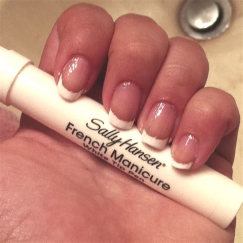 sally hansen french manicure white tip pen most amazing thing ever manicure french manicure