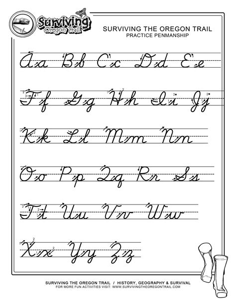 5 quick for learning russian cursive live fluent. Free Print Alphabet Letter Worksheets | ... - FREE ABC's ...