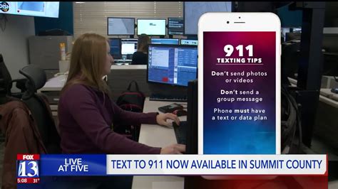 You Can Now Text 911 In Summit County