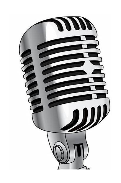 Microphone Radio Clip Clipart Mic Station Cliparts