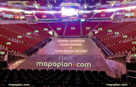 Kfc Yum Center View From Stage Showing Sections Rows And Seats