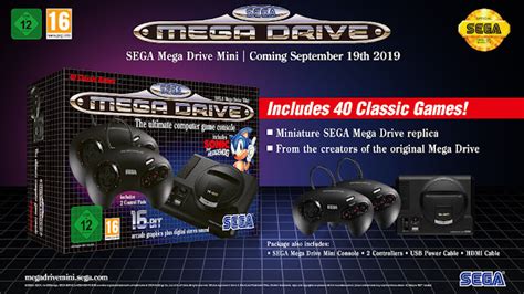 Sega Libera A Lista De Jogos Do Mega Drive Mini