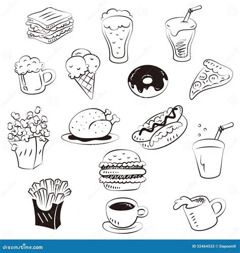 Food Pictures To Draw
