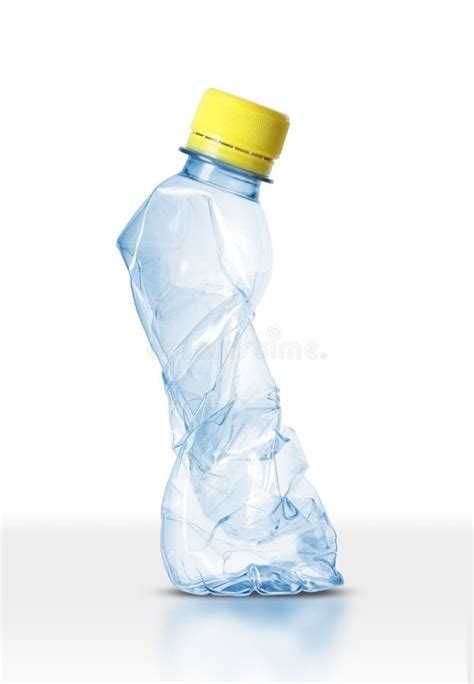 Crushed Plastic Bottle Stock Image Image Of Empty Bottle
