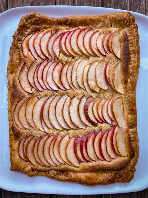 Puff Pastry Apple Galette With Almond Cream Eat Live Travel Write
