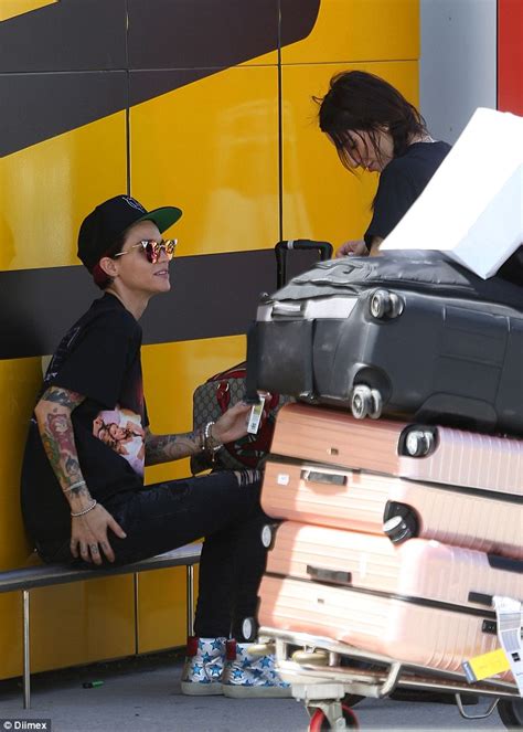 Ruby Rose And Girlfriend Jessica Origliasso Look Smitten At Brisbane