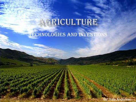 Ppt Agriculture Powerpoint Presentation Free Download Id2295554