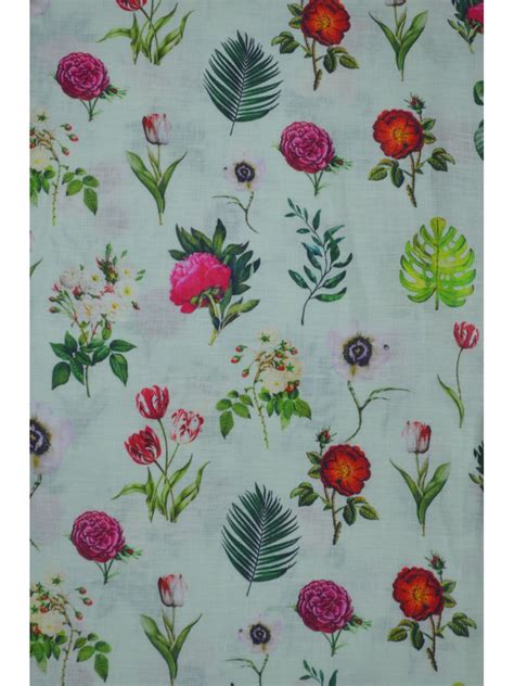 100% Linen Digital Printed Fabric ( TO BUY A QUANTITY OF 1  