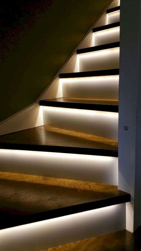 Incredible Indoor Staircase Lighting Ideas For Beautiful Your Home