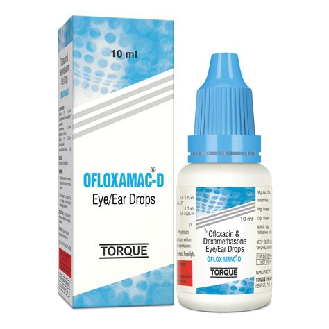 Ofloxamac D Ee Drops Eyeear Drops Torque Pharma