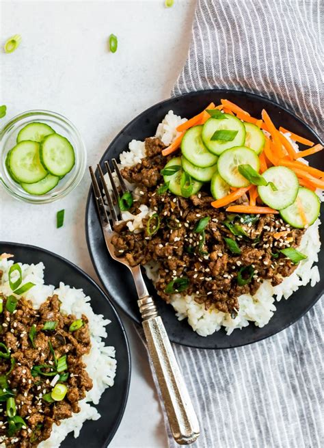 This korean beef rice bowl is ideal for meal prep. You won't believe how quick and easy it is to make this ...