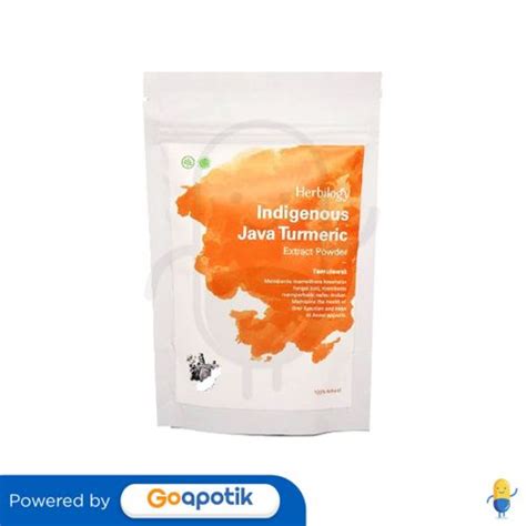 Herbilogy Java Turmeric Temulawak Pack 100 Gram Kegunaan Efek