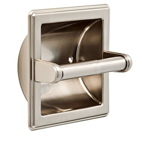 More than 233 recessed toilet paper holder polished nickel at pleasant prices up to 144 usd fast and free worldwide shipping!. Franklin Brass 9097SN Recessed Paper Holder, Satin Nickel ...