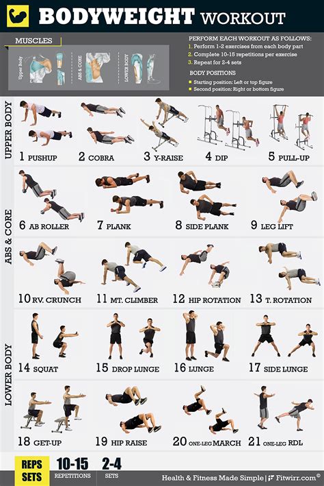 Printable Body For Life Workout Plan
