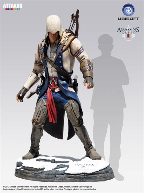 Αγαλματάκι του Connor από το Assassins Creed III στο ύψος σου