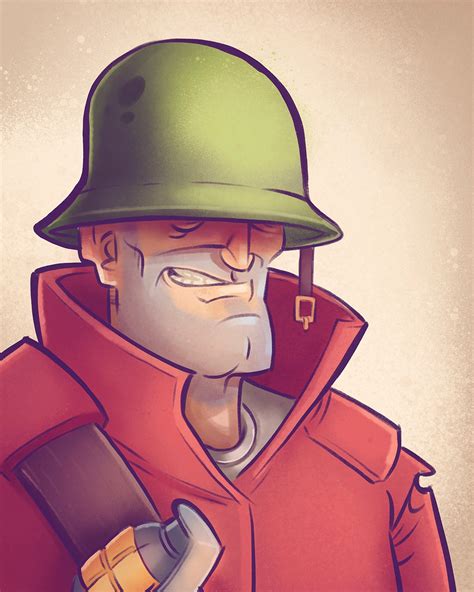 Tf2 Soldier By Mads Frantzen On Dribbble