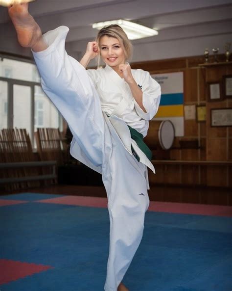 Kristina Kots Gotlib Martial Arts Girl Women Karate Female Martial