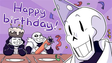 Underverse Happy Birthday Xpapyrus Animation Youtube