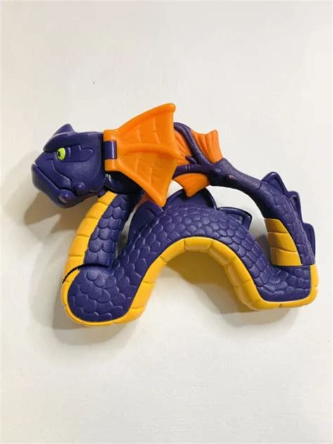 Imaginext Mythical Serpent Dragon Sea Monster Purple Fisher Price 6 Fp