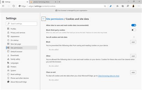 How To Configure Custom Cookie Options In The New Microsoft Edge