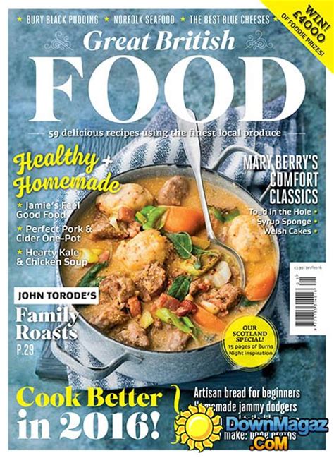 Great British Food January 2016 Download Pdf Magazines