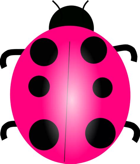 Download Pink Ladybug Clip Art At Clker Com Vector Clip Art Pink