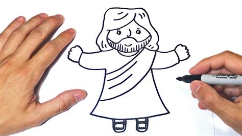 Cómo Dibujar A Jesus 】 Paso A Paso Muy Fácil 2024 Dibuja Fácil