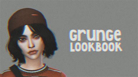 The Sims 4 Grunge Lookbook Cc Links Youtube