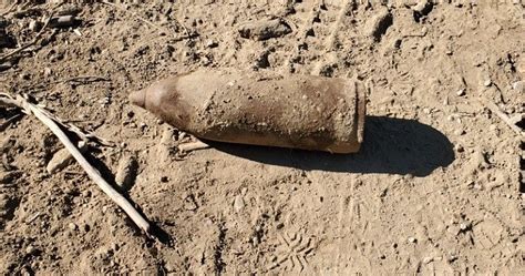 Large Artillery Shell Found Buried In A Backyard Toronto Police